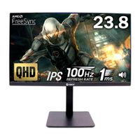 Monitor gamer plano TEROS TE-2416CS de 23.8"", IPS QHD, 100 Hz, 1 ms, 2 HDMI, DisplayPort, cámara y micrófono, negro